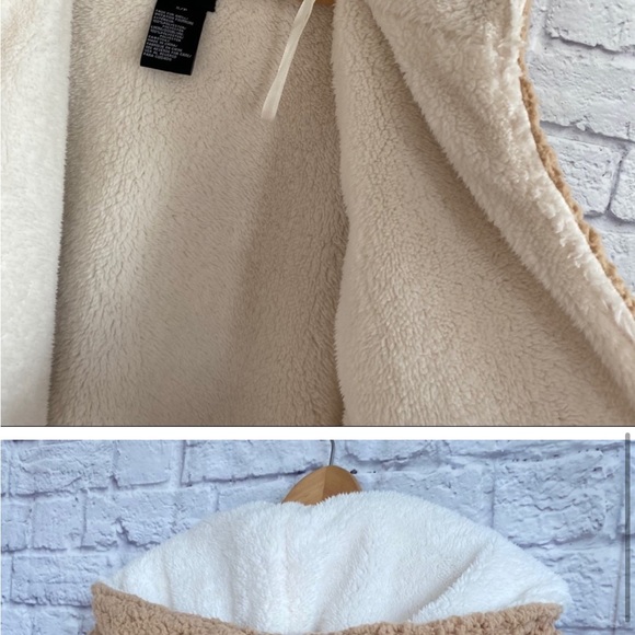 Me Jane Cosy Open Front Teddy Jacket / Coat - Picture 8 of 9